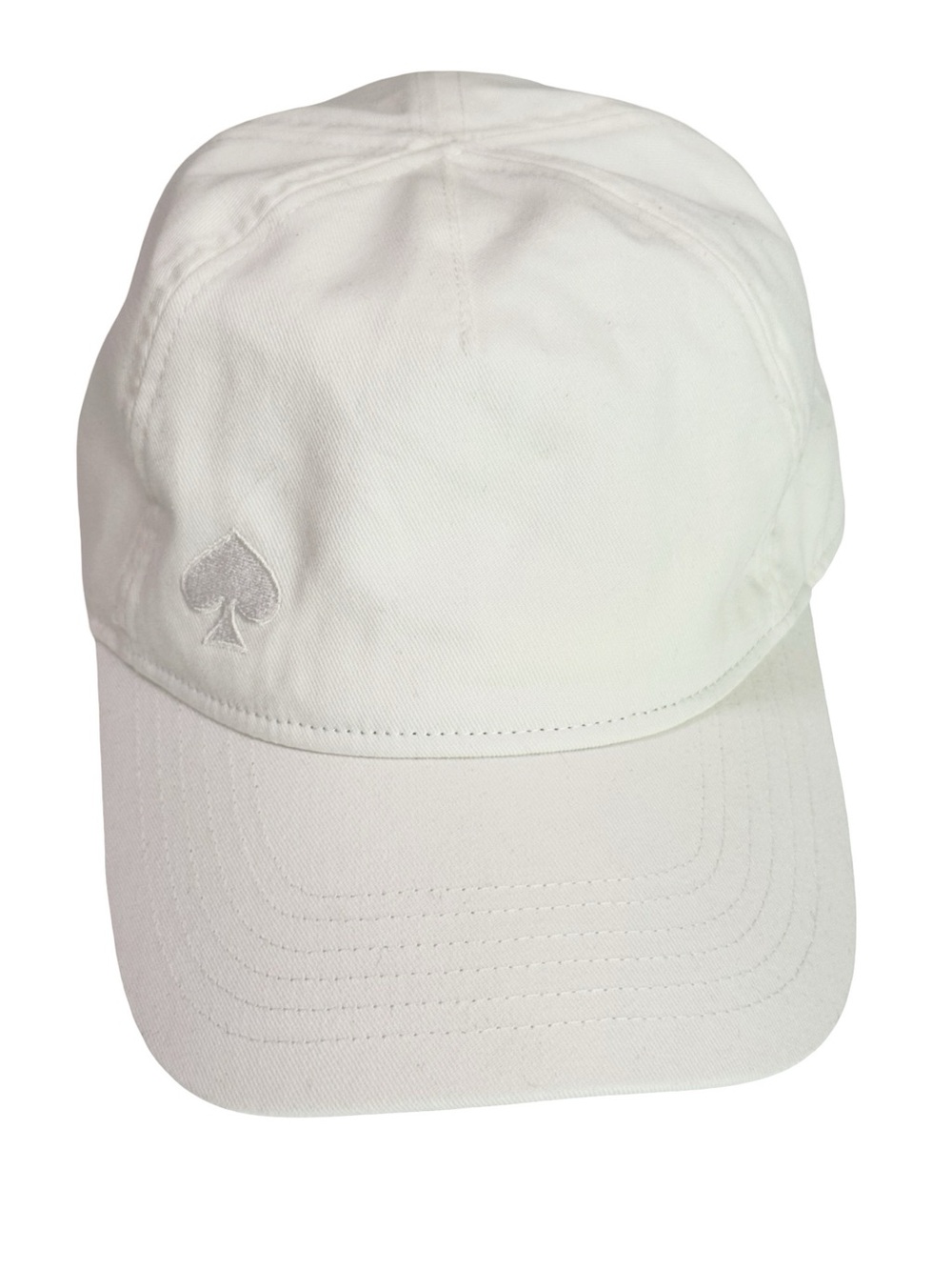 kate spade White Logo Baseball Cap